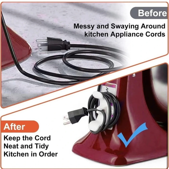 NIB 6 Pack Cord Organizer for Appliances - Picture 6 of 9